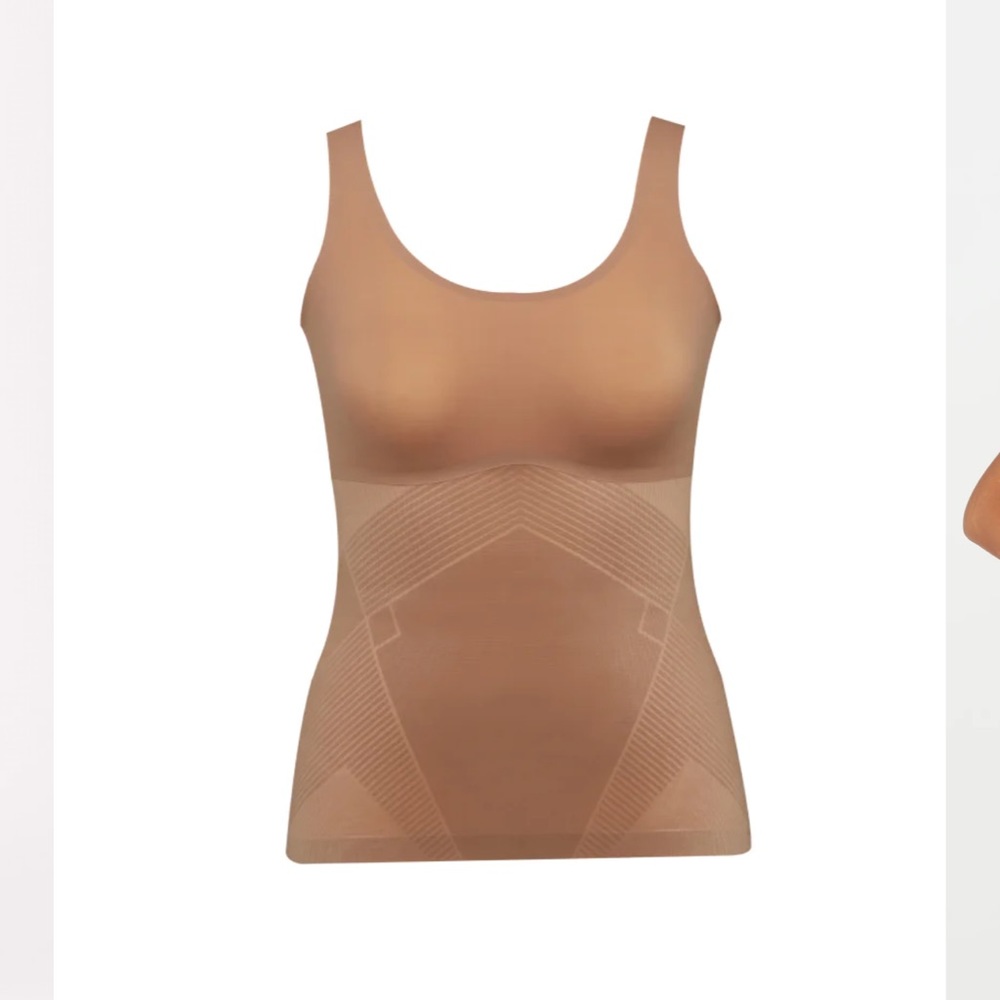 Spanx Trust Your Thinstincts S Beige Tank Top Shapewear